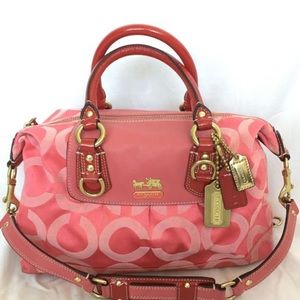 Vintage Coach Handbag with Wallet